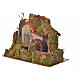 Nativity water mill with pump 33x18x25cm s3