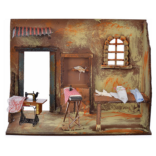 Atelier de couture en miniature 33x18x25 cm 1