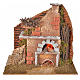 Nativity accessory, oven with light, flame effect 20x12x17cm s1