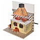 Nativity accessory, kitchen with flame effect bulb 15x10x15.5cm s2
