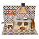 Nativity accessory, kitchen with flame effect 20x12x15.5cm s1