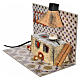 Nativity accessory, kitchen with flame effect 20x12x15.5cm s2