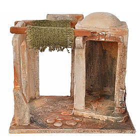 Szopka Fontanini: Dom z zasłoną otoczenie szopki Fontanini 12 cm Szopka Fontanini: Dom z zasłoną otoczenie szopki Fontanini 12 cm