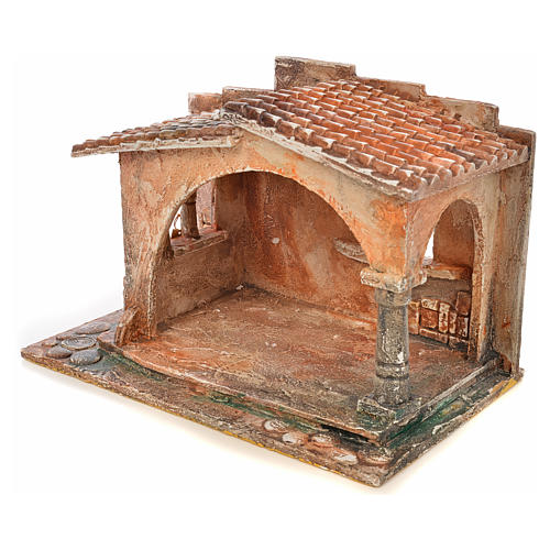 Hütte in arabischem Stil Krippe Fontanini 12 cm 3