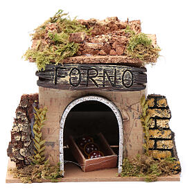 Ambientações para Presépio: lojas, casas, poços: Loja padeiro 15x10 cm