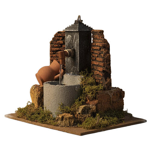 Brunnen mit Krug 15x12x16 cm 3