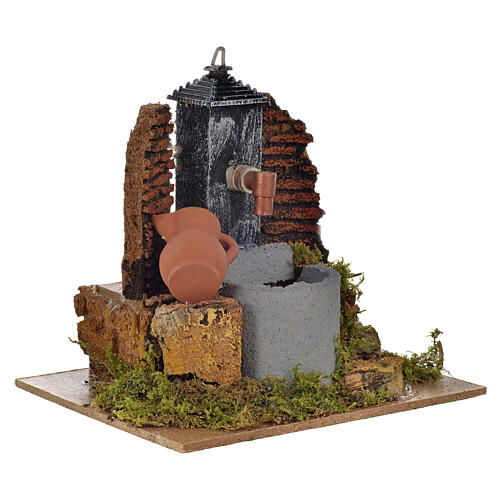 Brunnen mit Krug 15x12x16 cm 4