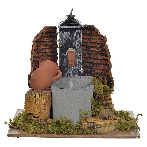 Nativity fountain with amphora, 15x12x16cm 1