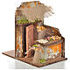 Krippenszene mit Getreidegeschäft 9.5x9.5x15 cm s2