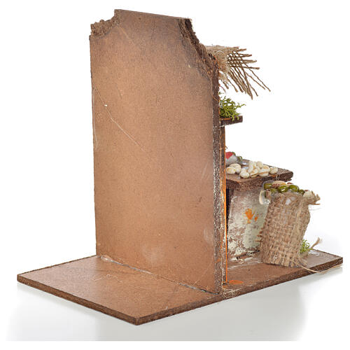 Nativity setting, workshop with corn 15x9,5x9,5cm 4