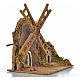 Nativity wind mill with engine 13x10x16cm s2