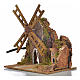 Nativity wind mill with engine 13x10x16cm s3