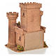 Neapolitan Nativity scene accessory, cork castle 14x18x21cm s4