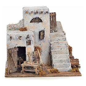 Neapolitanische Krippe: Arabisches Haus neapolitanische Krippe 26x22 h. 22