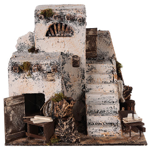Neapolitan Nativity scene accessory, Arabian house 26x22x22 1