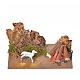 Nativity fire with flickering LED light and sheep, 10x6x4,5cm s1