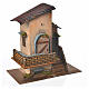 Nativity setting, farmhouse with balcony and stairs 28x15x27cm s3