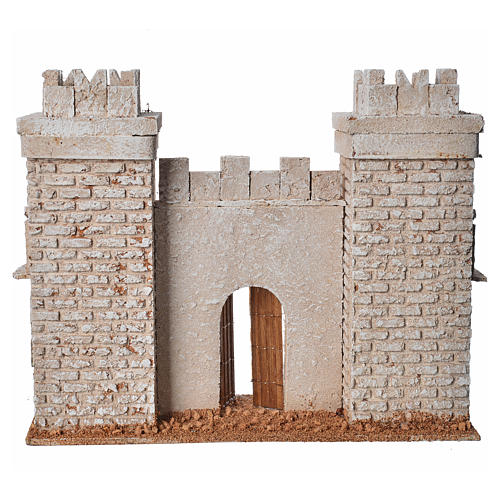 Fachada de castelo estilo árabe ambientação presépio 4