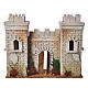 Fachada de castelo estilo árabe ambientação presépio s1
