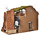 Nativity stable with mill and light 60x34x43cm s4