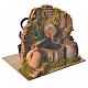 Nativity setting, tavern with pump and bottle 15x12x12cm s3