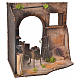 Nativity setting, chestnut seller shop 20x14x20cm s3