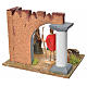 Guardie romane e muro castello, ambiente presepe s4