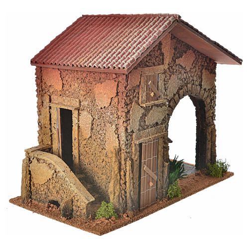 Bottega vuota stile nordico cm 34x20, h. 28 3