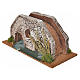 Nativity setting, bridge in terracotta 23x10x10cm s4