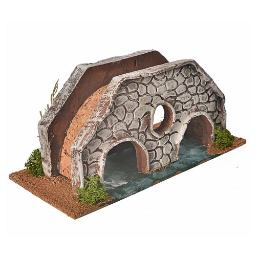 Ponte in terracotta cm 23x10, h. 10 3