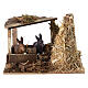 Cerca con asno y pajar 11x15x10 cm. s5