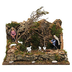 Taglialegna doppio movimento 10 cm presepe napoletano