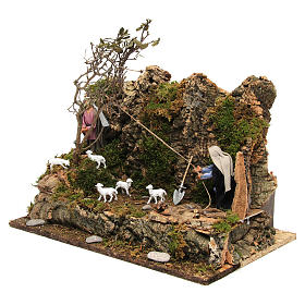 Taglialegna doppio movimento 10 cm presepe napoletano