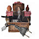 Neapolitan nativity setting, cellar with cask and water pump 9x1 s4