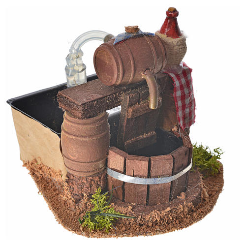 Cantina con botte ambientazione con pompa acqua 8x11x9 2