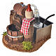 Neapolitan nativity setting, cellar with cask and water pump 8x1 s3