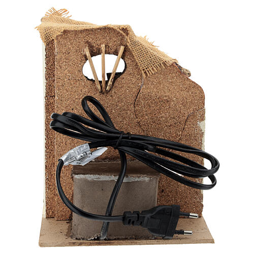 Frau knetend neapolitanische Krippe Bewegung 10 cm 4