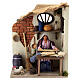 Animated Neapolitan nativity figurine, woman kneading 10cm s1