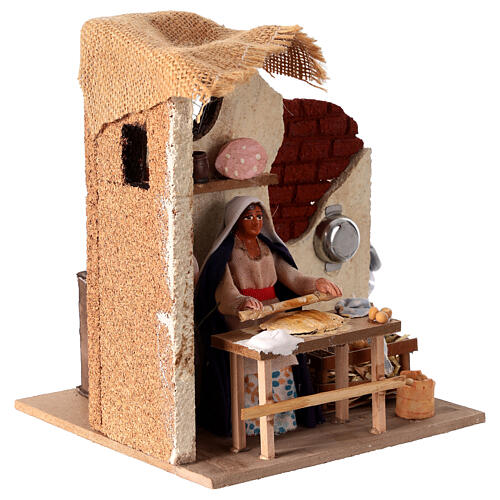 Impastatrice 10 cm movimento presepe napoletano 3