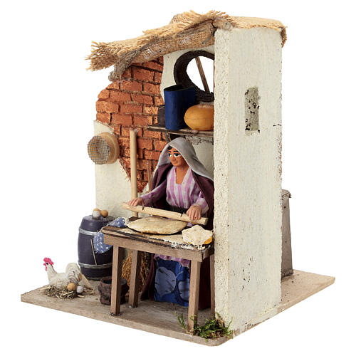Impastatrice 10 cm movimento presepe napoletano 2
