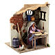 Animated Neapolitan nativity figurine, woman kneading 10cm s3