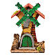 Windmühle Dimensionen 12x10x6 cm, aus Holz und Kork s1
