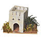 Nativity setting, wooden Arabian house measuring 8x14x9cm s1