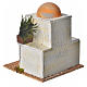 Casetta araba con cupola in legno per presepe 18x15x15 cm s3
