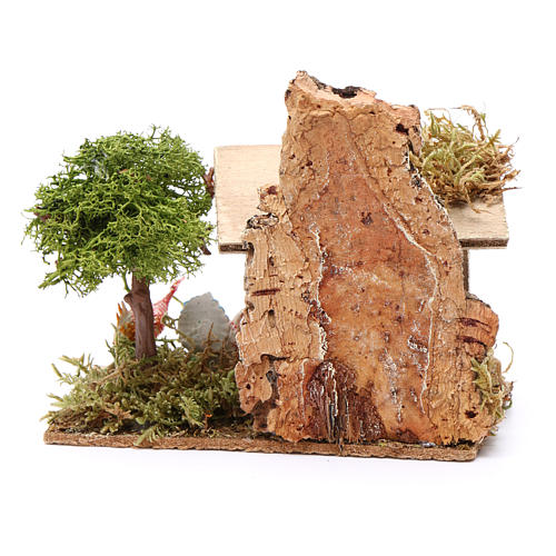 Ambientazione presepe gallo e galline cm 10 4