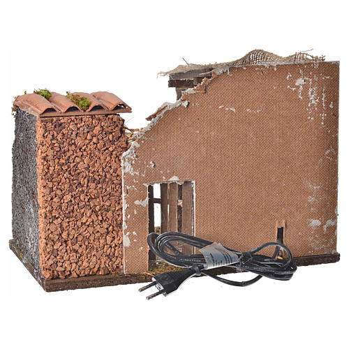 Nativity setting, grindstone with motor 33x18x23cm 4