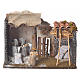 Nativity setting, grindstone with motor 33x18x23cm s1