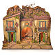 Dorf mit Futterkrippe neapolitanische Krippe 50x58x40 cm s1