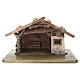 Stable for nativities in painted Valgardena wood s1
