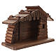 Cabana madeira presépio Val Gardena 10 cm patinada s5